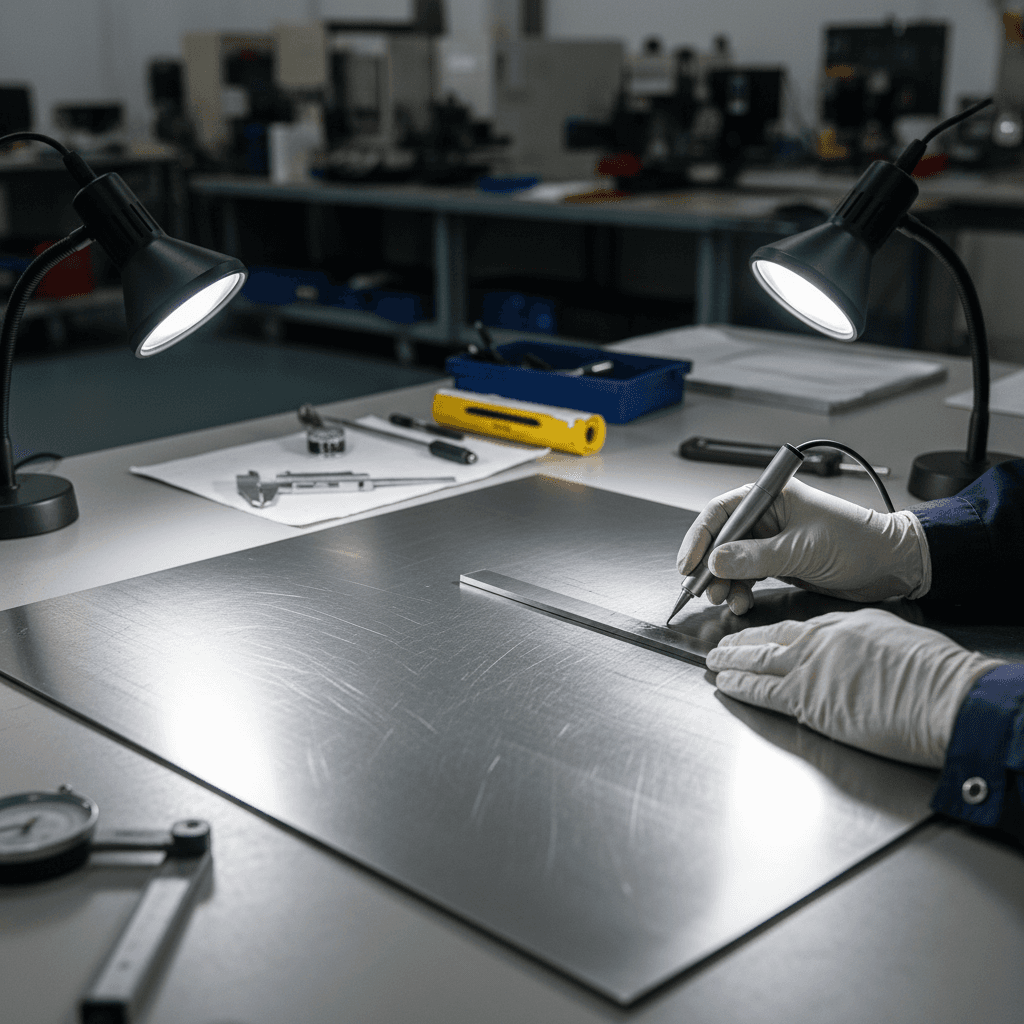 Quality inspection process for JD Steel materials