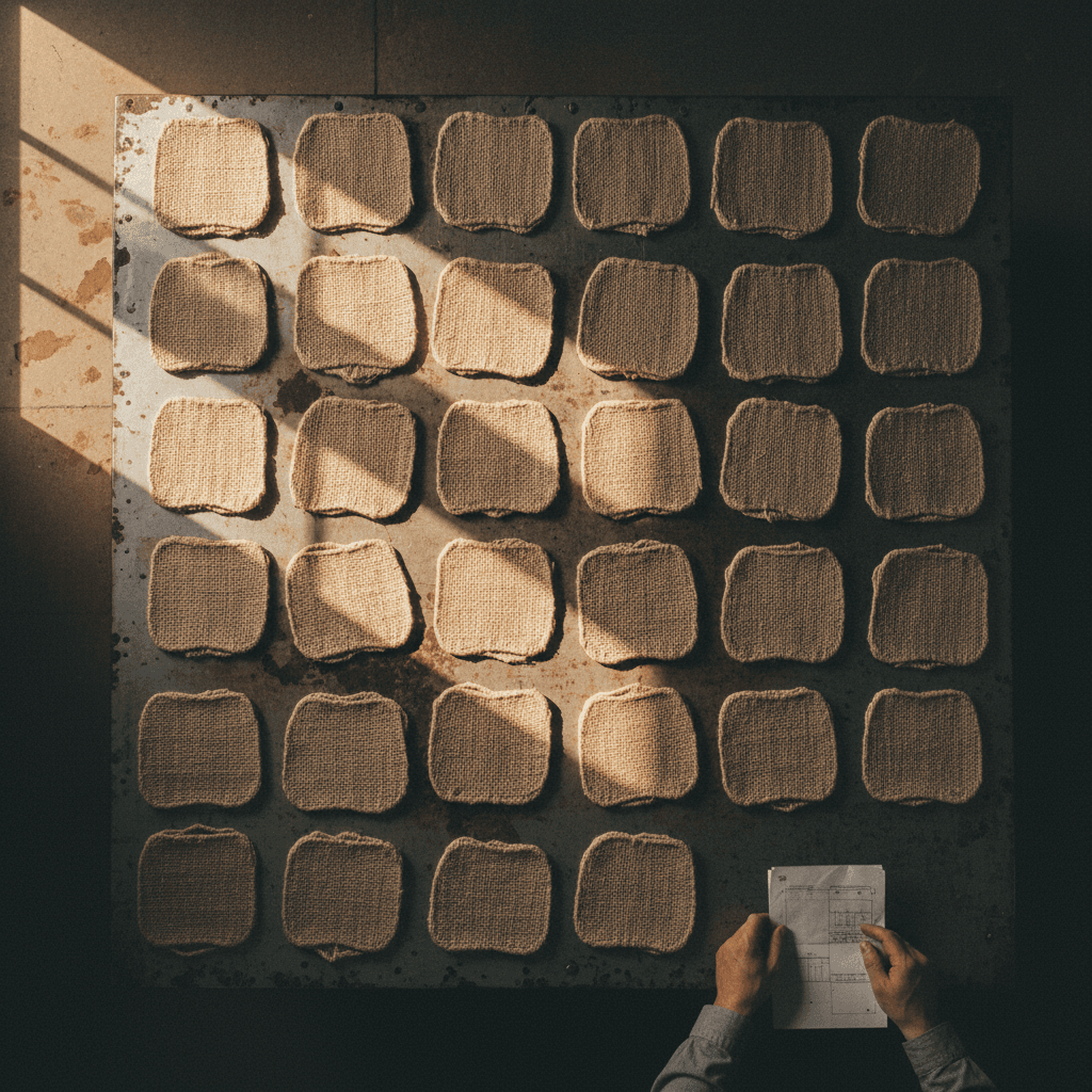 Bata materials organized and ready for dispatch